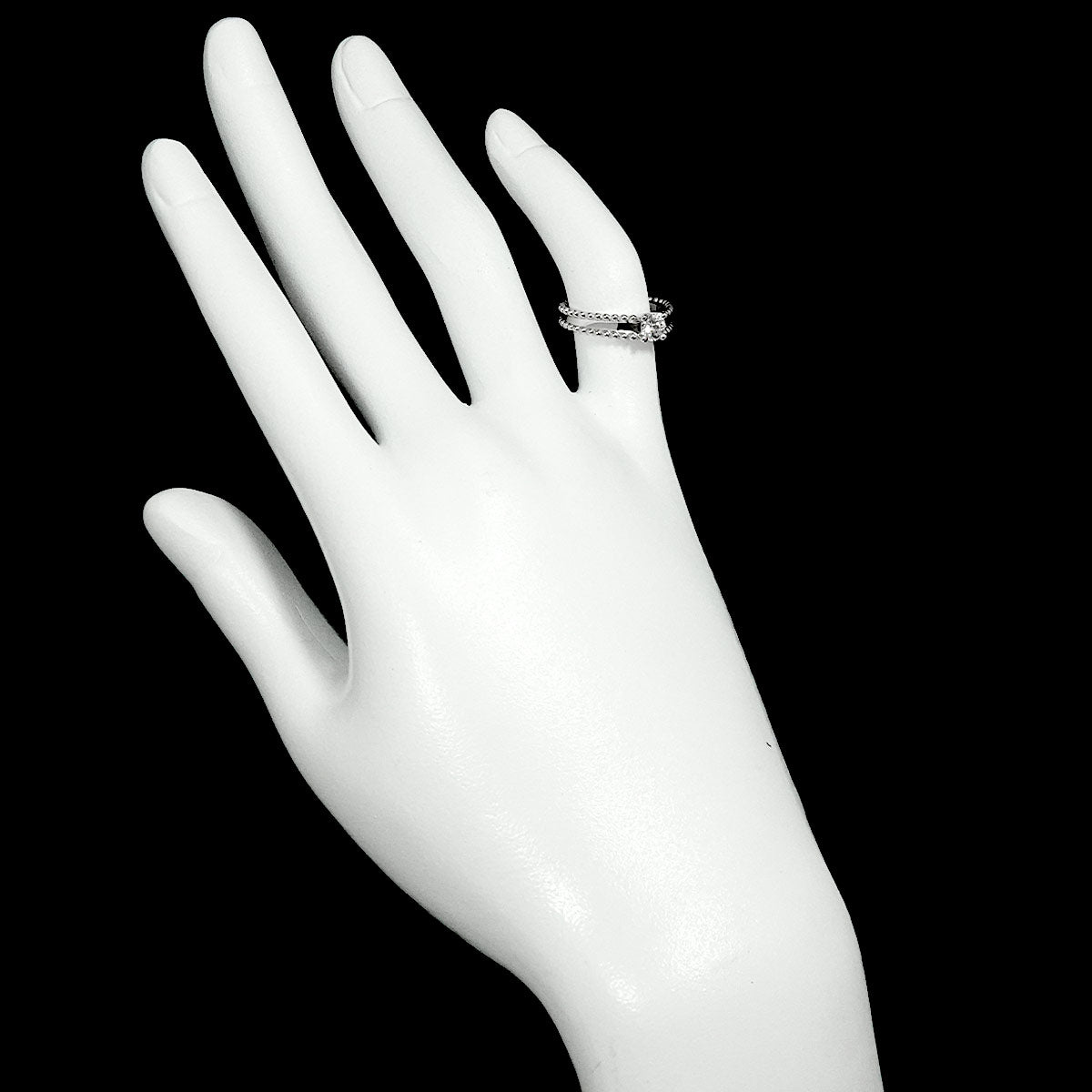 Diamond 0.30ct D/VVS2/3EX Ring Pt size45 3.25(US)