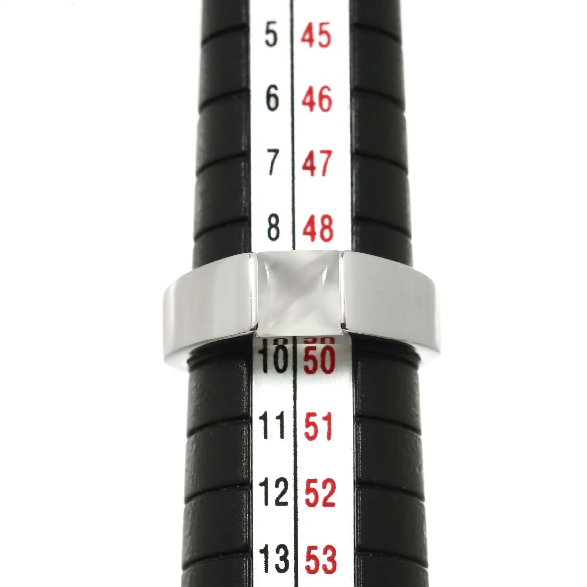 Quartz Ring 18K White Gold 750 size49 4.75-5(US)