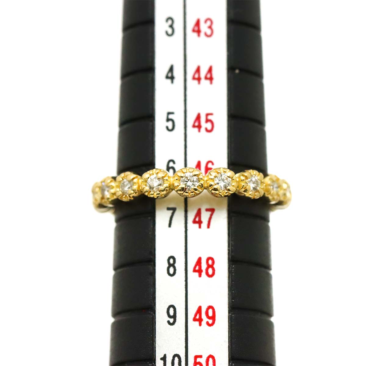 Diamond 0.16ct Ring 18K YG 750 size3.75-4(US)