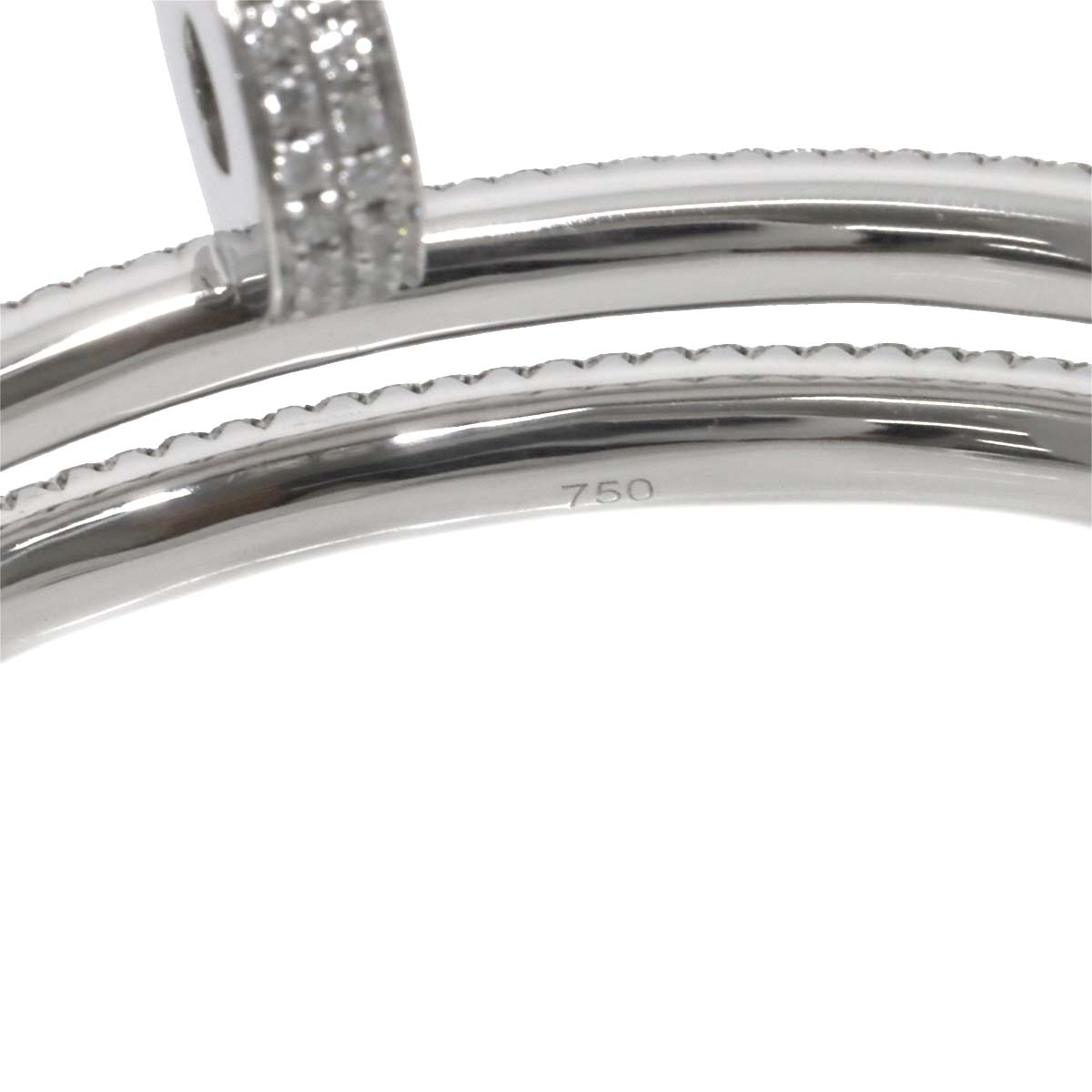 Diamond Bracelet 18K K18 WG White Gold 750