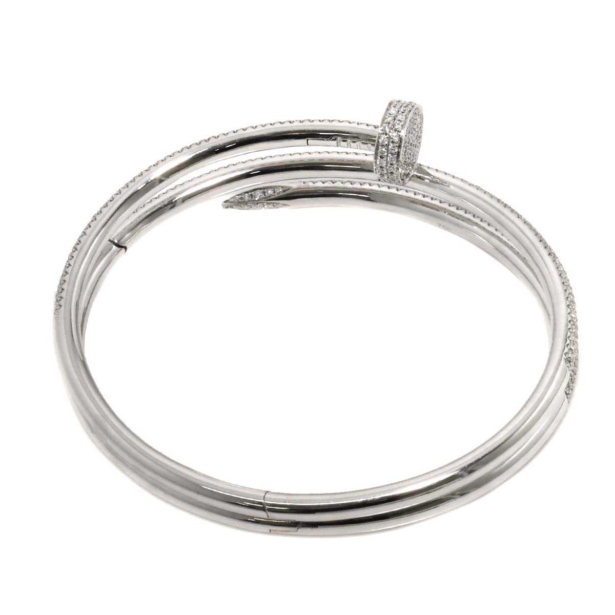 Diamond Bracelet 18K K18 WG White Gold 750