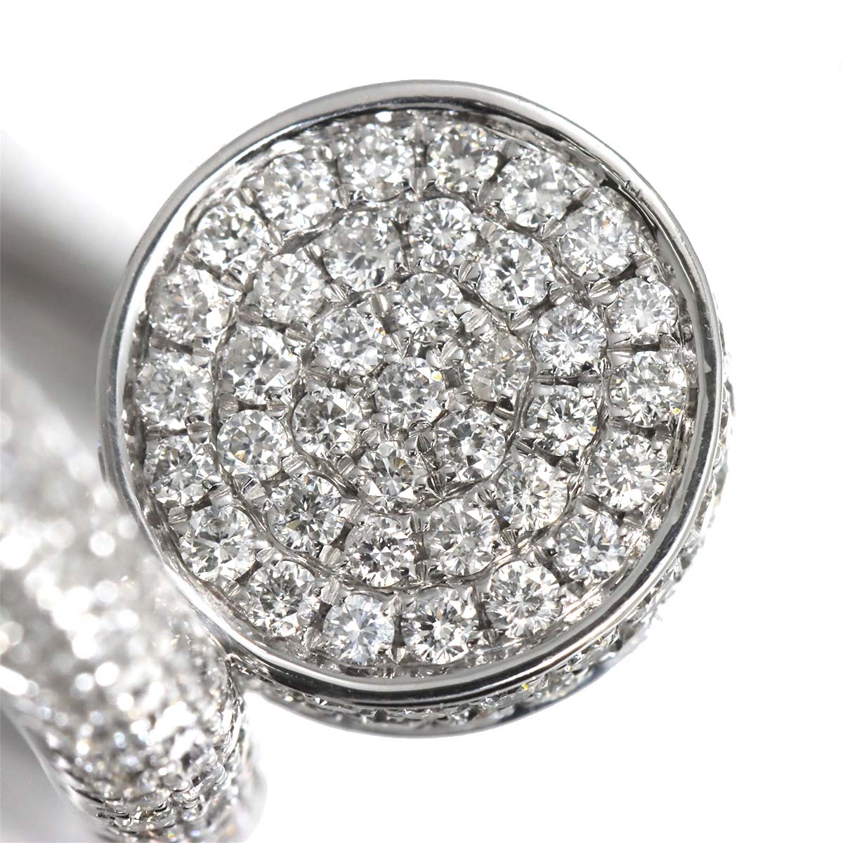 Diamond Bracelet 18K K18 WG White Gold 750