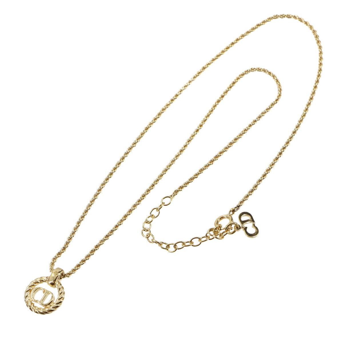 CD Logos Necklace Gold Accessory