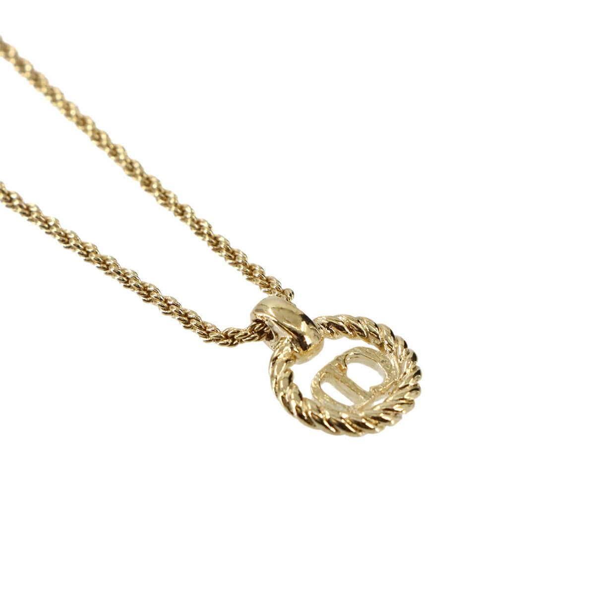 CD Logos Necklace Gold Accessory