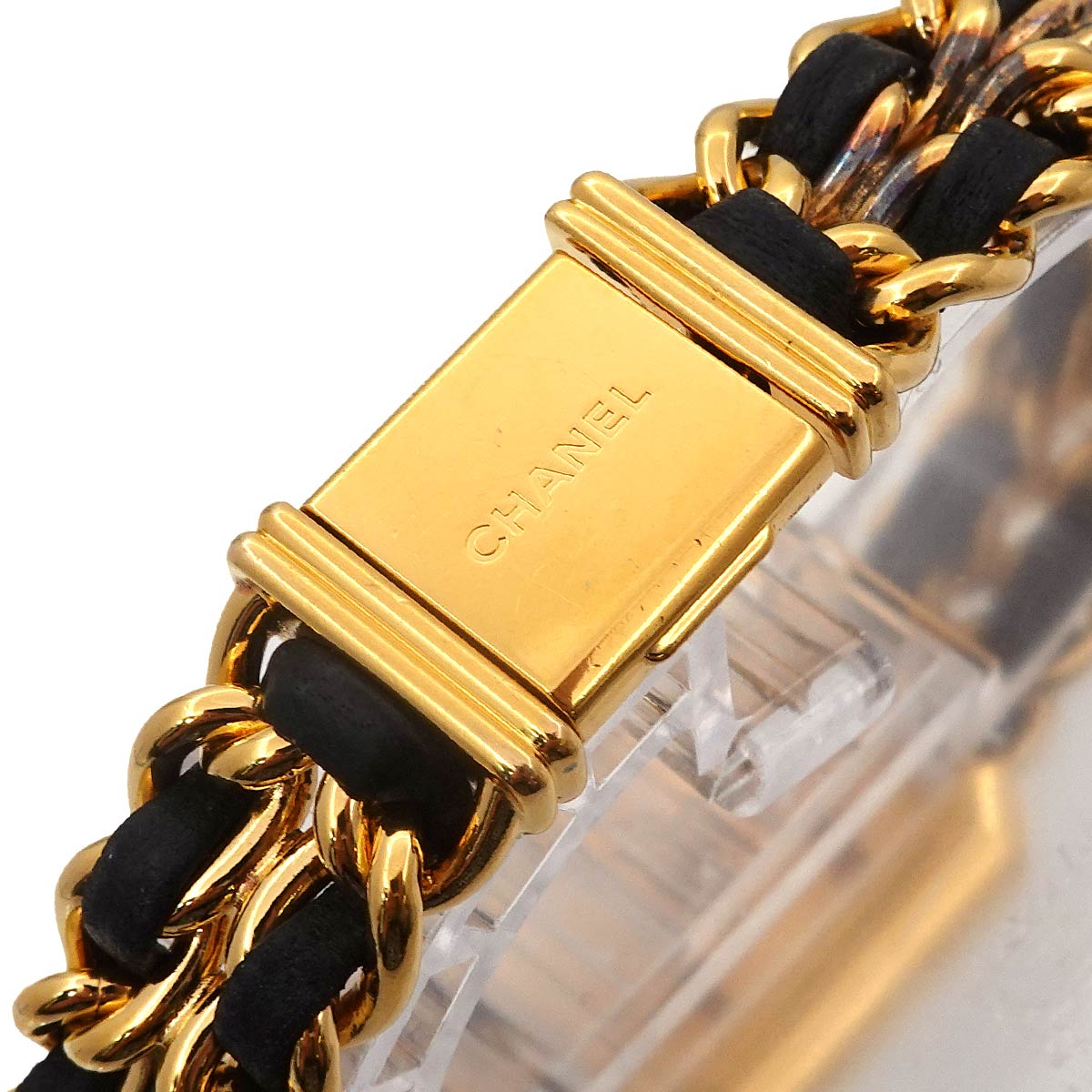 Premiere Size L H0001 Vintage Quartz Black Dial Ladies Watch