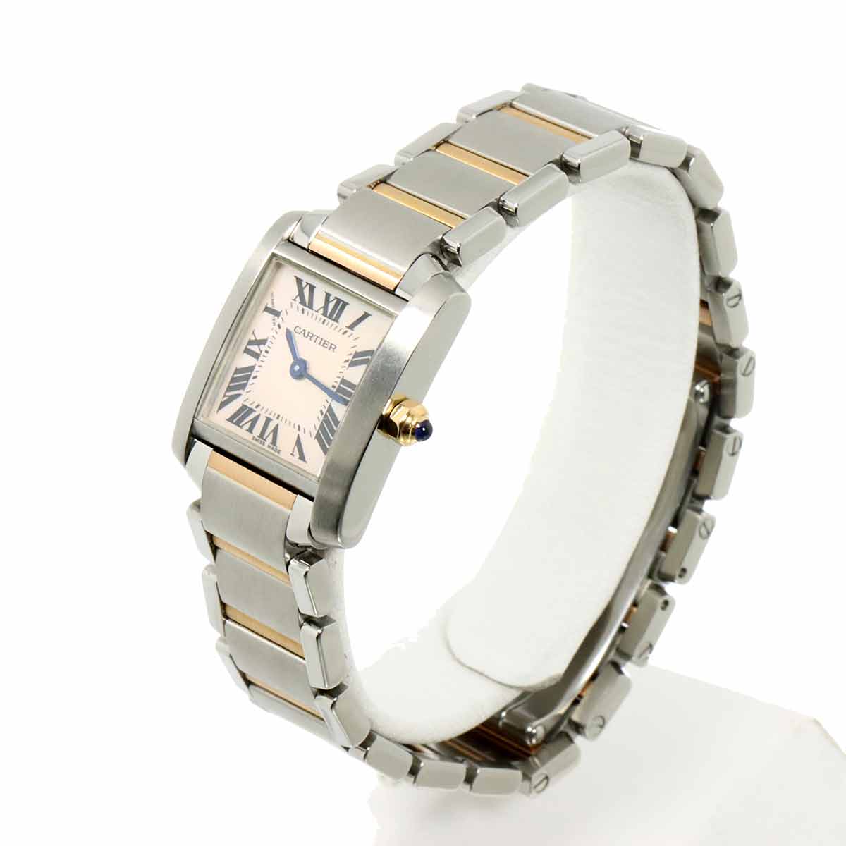 Tank Francaise SM W51027Q4 750 PG Quartz Pink Shell Dial