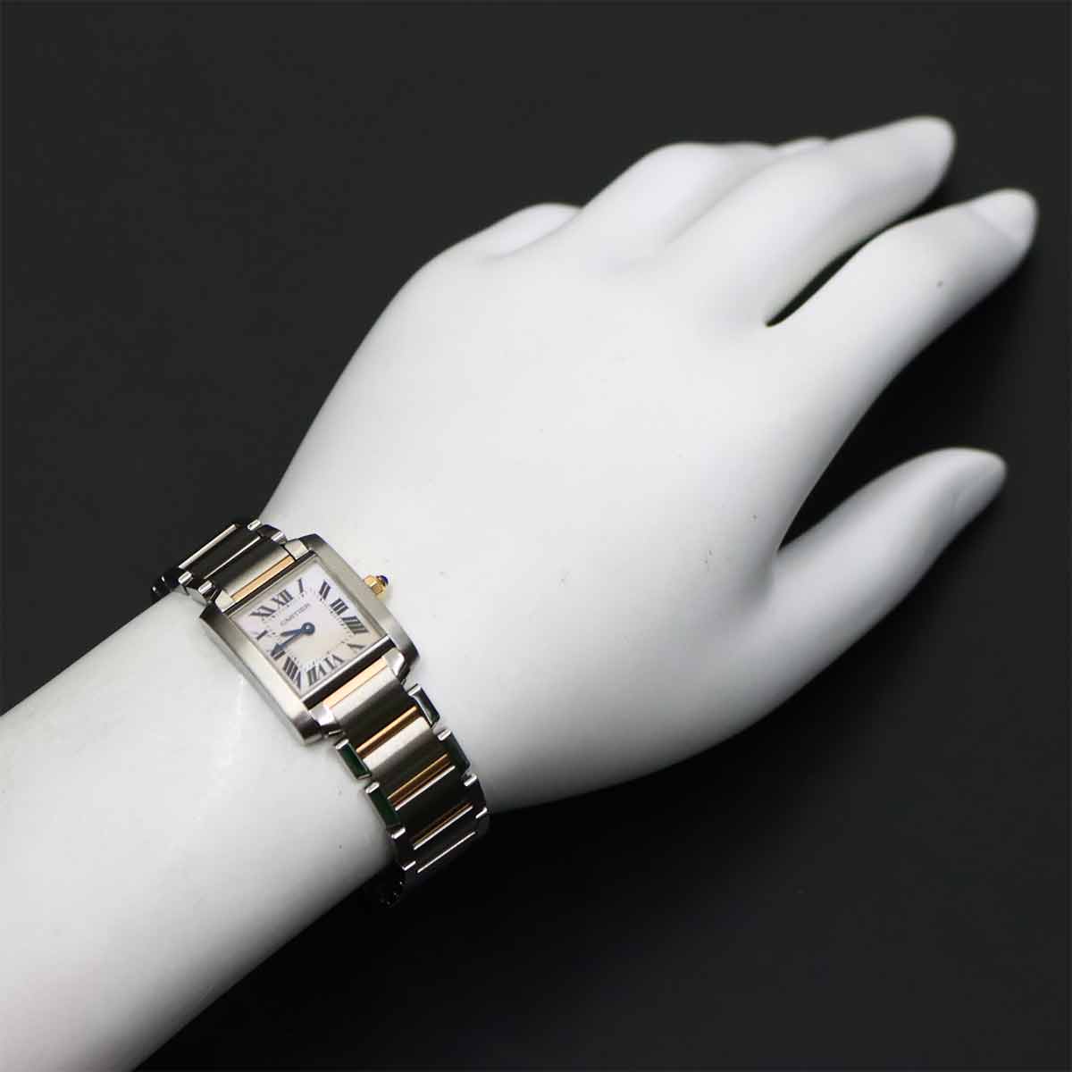 Tank Francaise SM W51027Q4 750 PG Quartz Pink Shell Dial