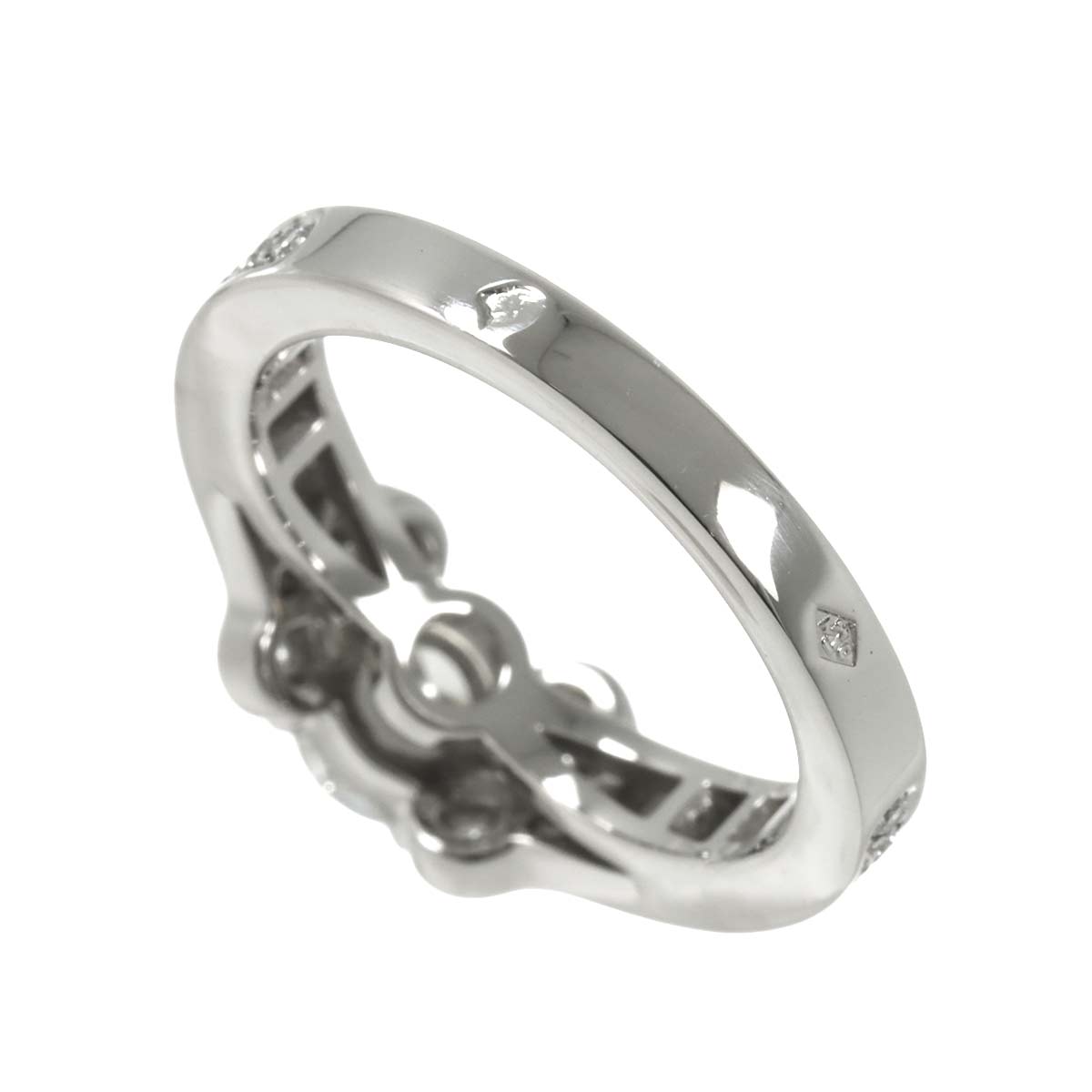 Ballerine Diamond 0.62ct G/VVS2/3EX Ring Pt Size48 4.5(US)