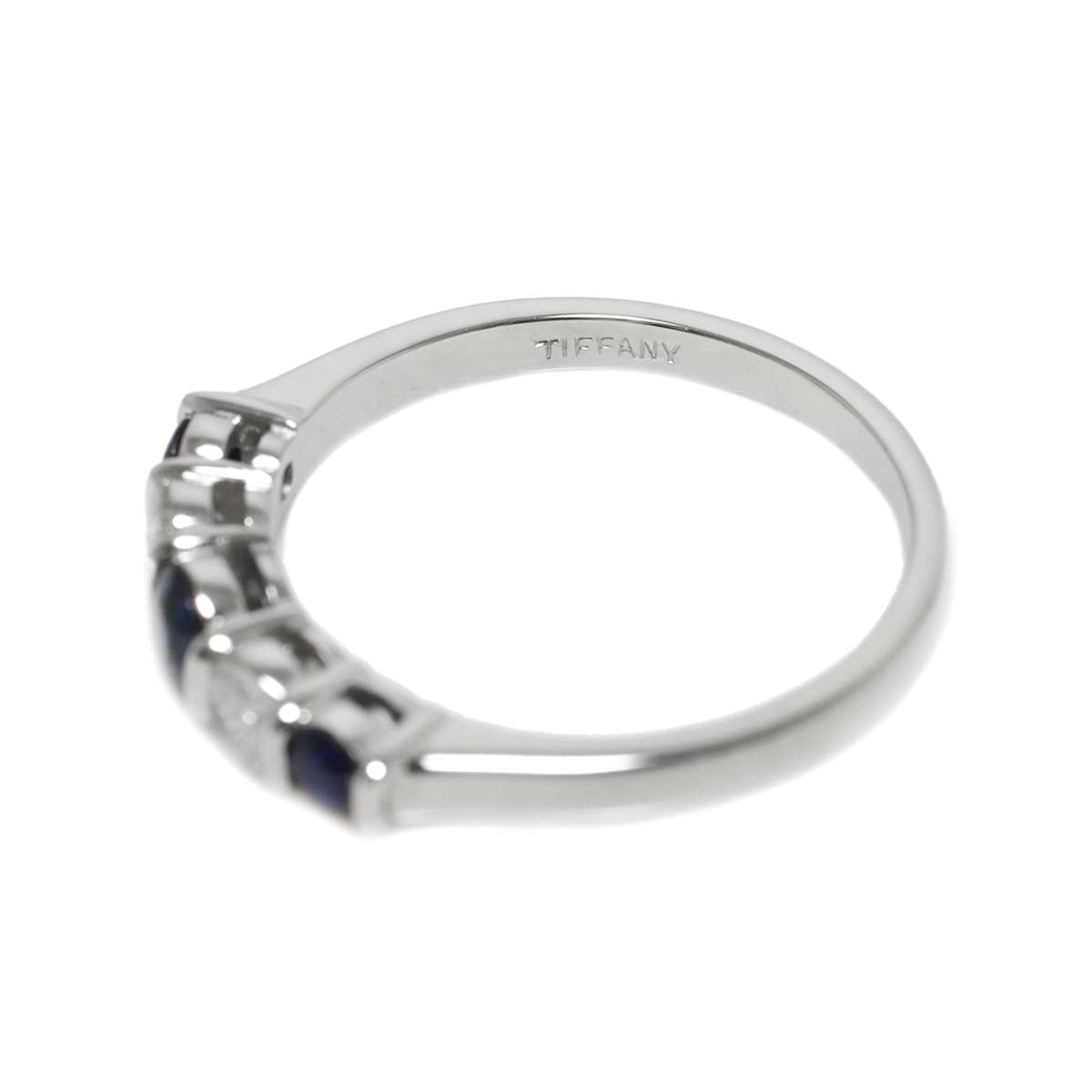 Sapphire Diamond Ring Platinum Size6-6.25(US)