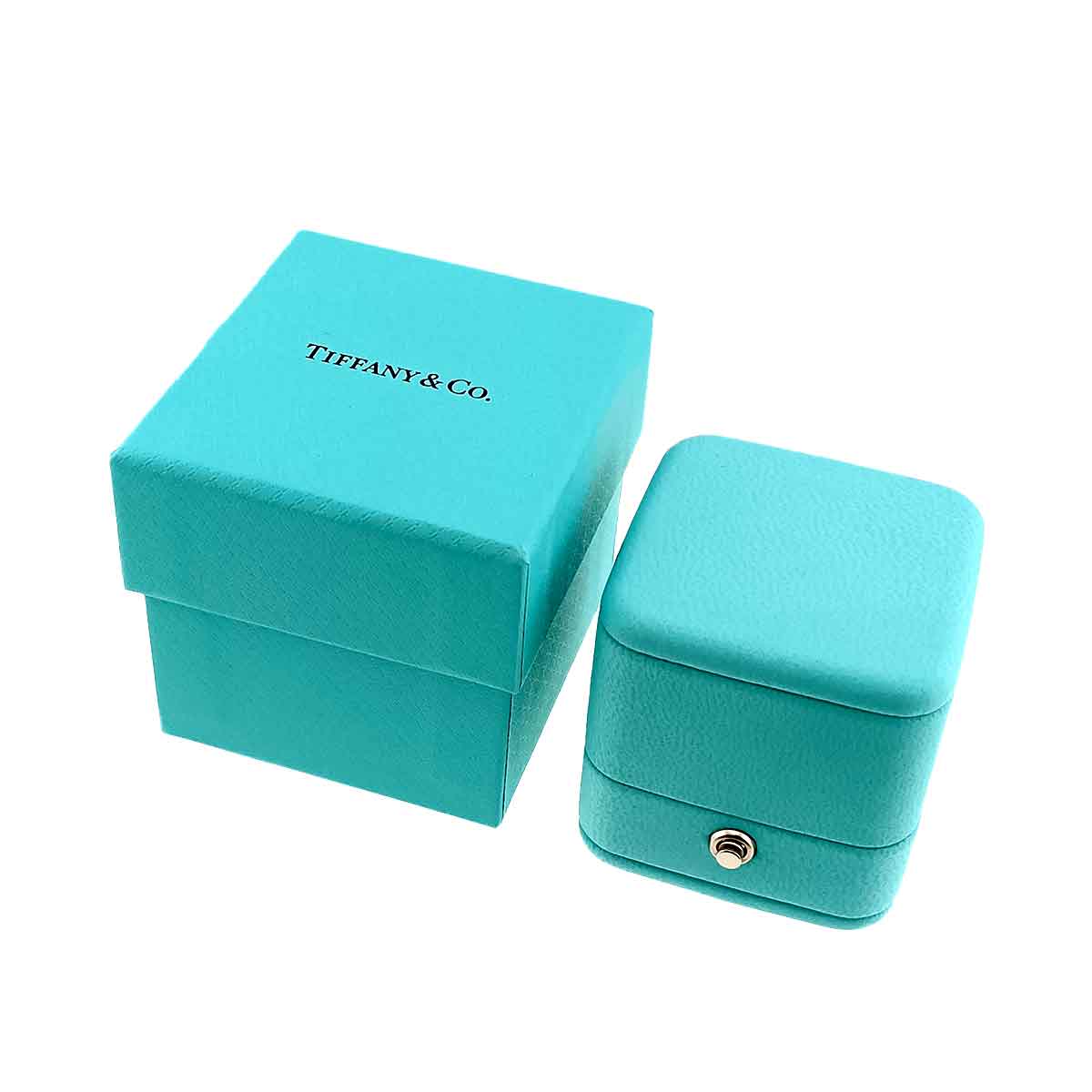 Lock Diamond 0.36ct Ring 18K PG 750 Size10.25(US)