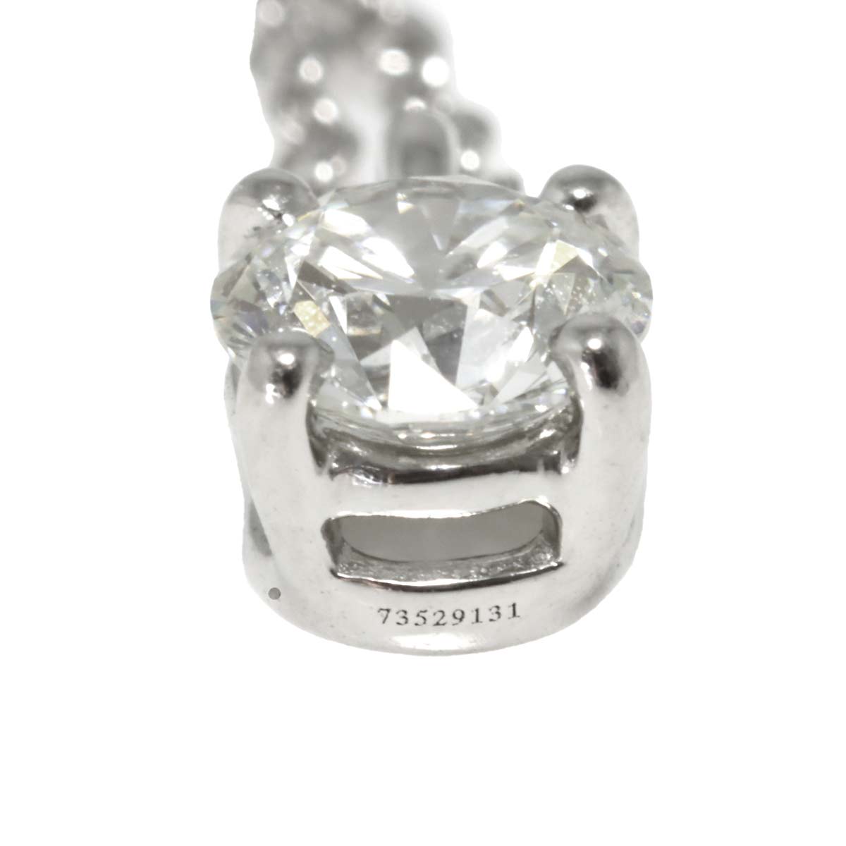 Diamond 0.40ct H/VS1/3EX Necklace Platinum