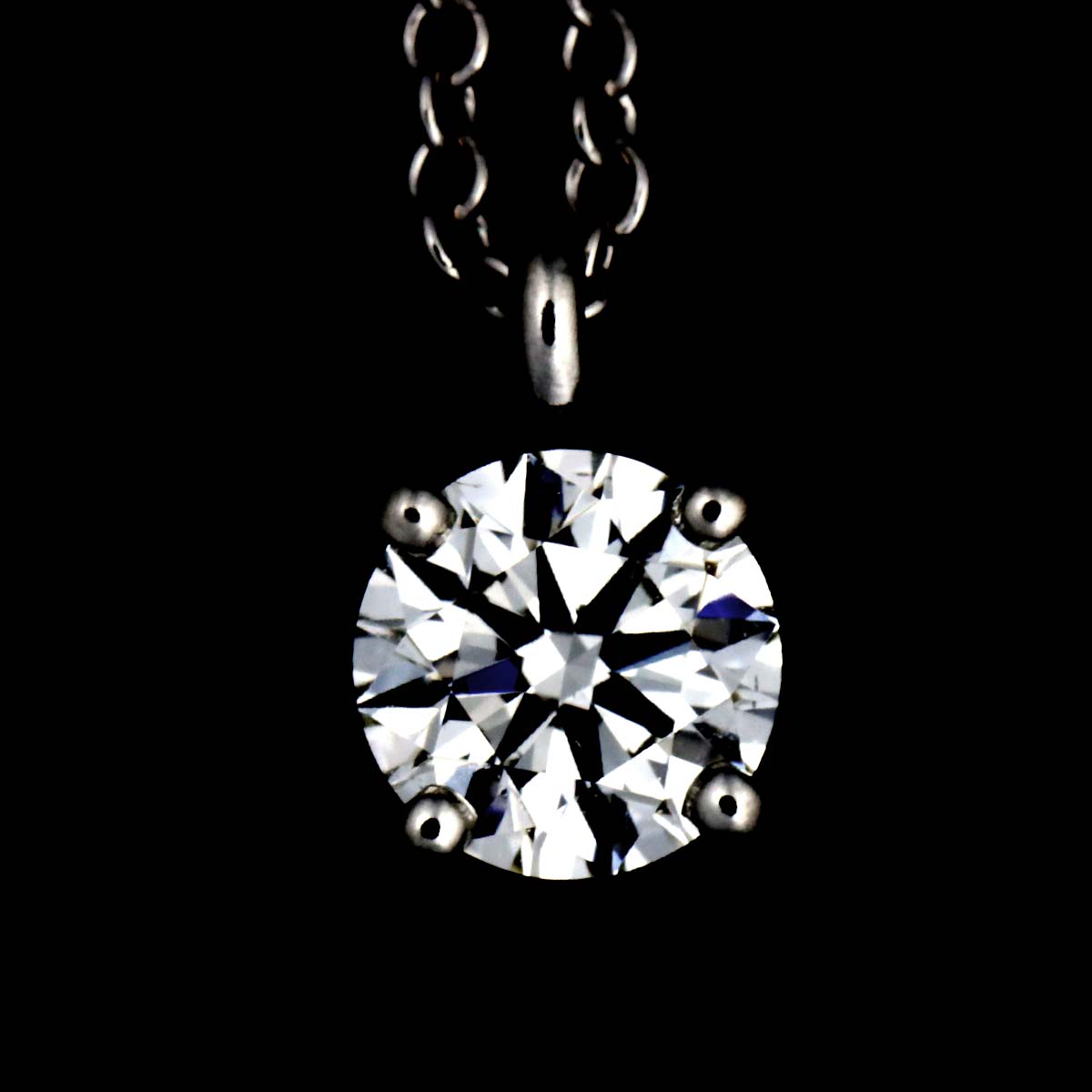Diamond 0.40ct H/VS1/3EX Necklace Platinum