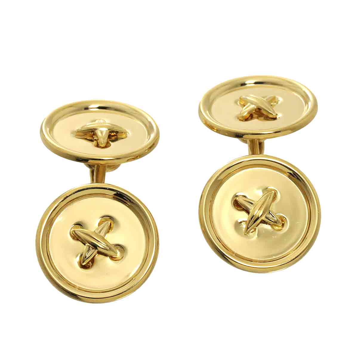 cuff links 18K Yellow Gold 750