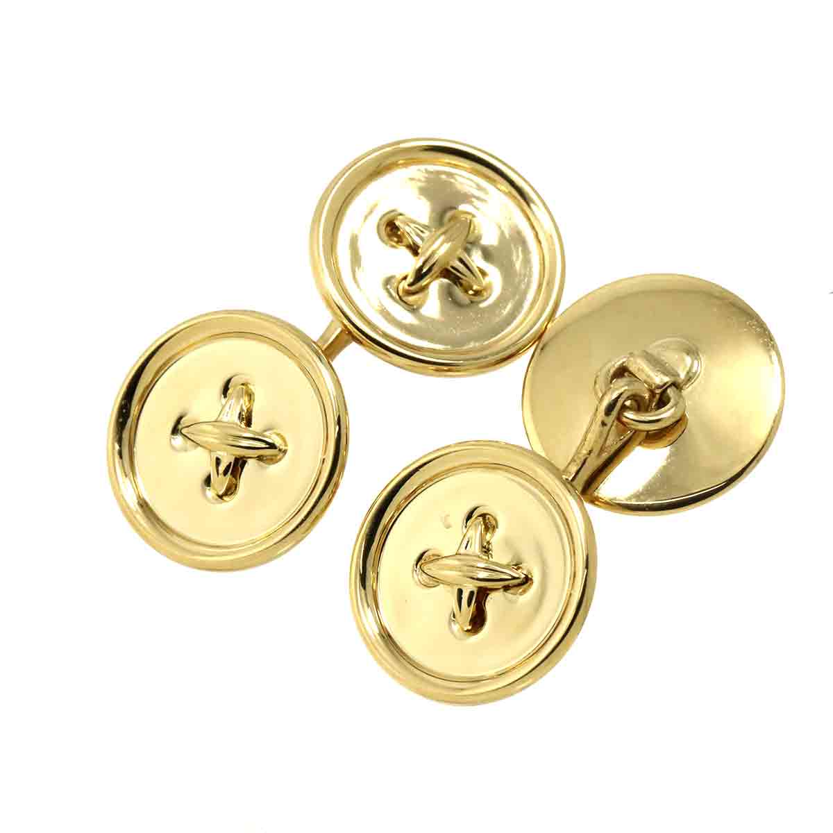 cuff links 18K Yellow Gold 750