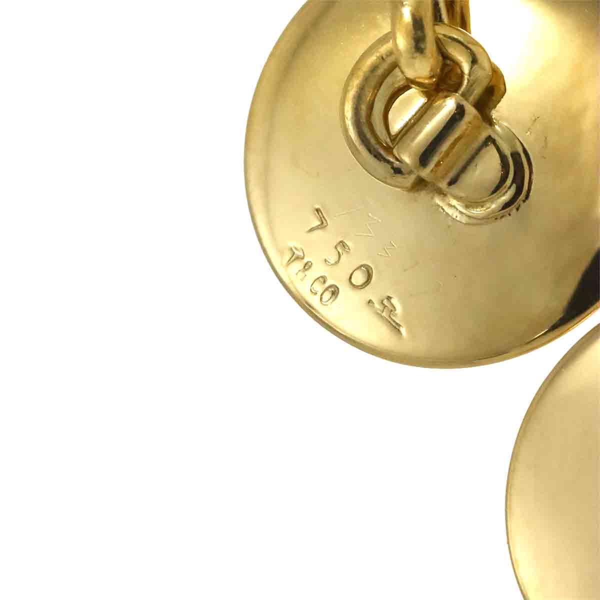 cuff links 18K Yellow Gold 750