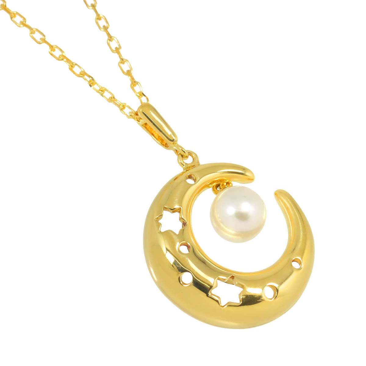 Akoya Pearl 5.4mm Necklace 18K YG 750