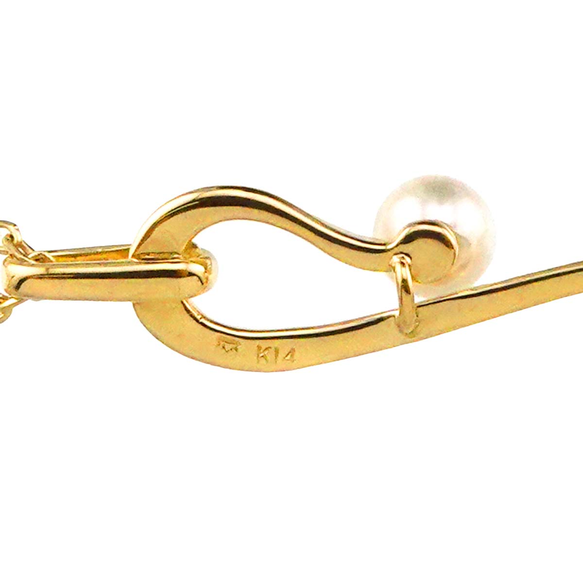 Akoya Pearl 4.4-4.2mm Necklace 14K YG 585