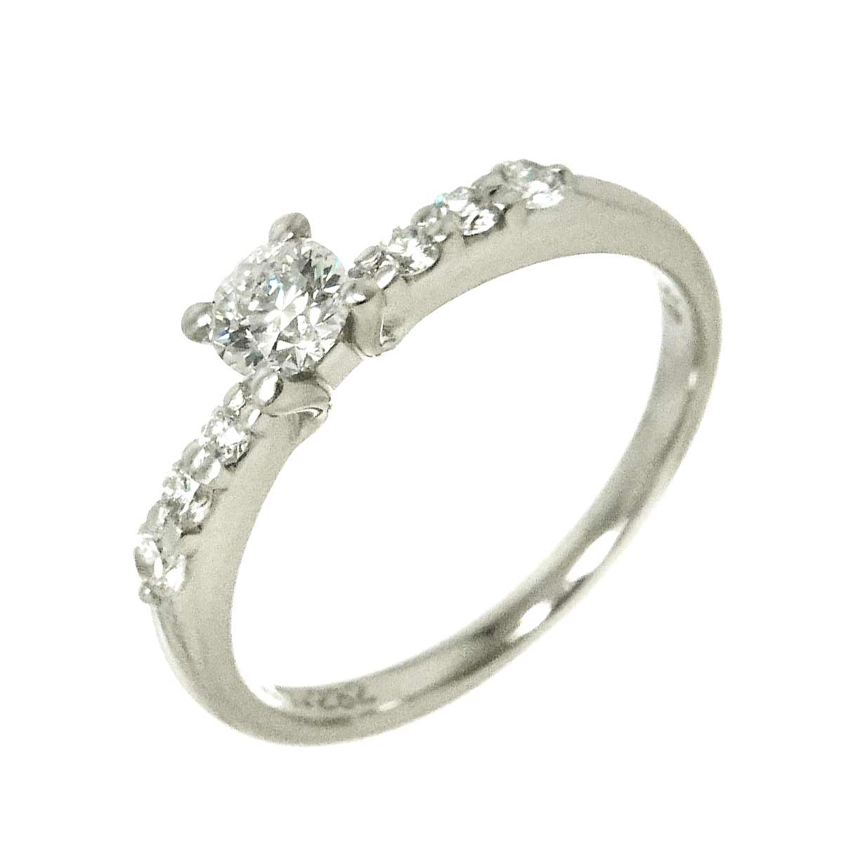 Diamond 0.232ct Ring Pt Platinum size5.25(US)