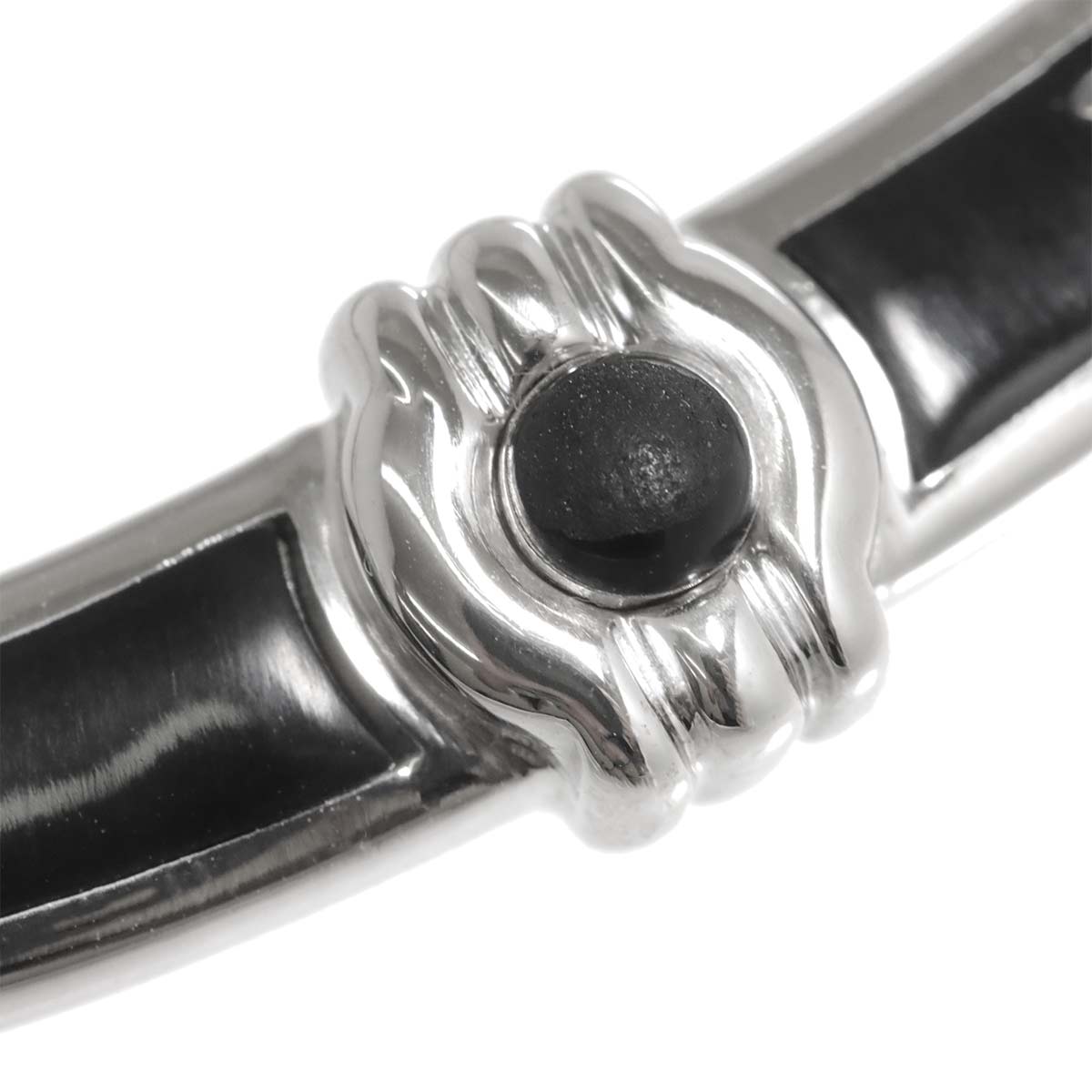 Diamond 0.20ct Enamel Necklace 18K White gold 750