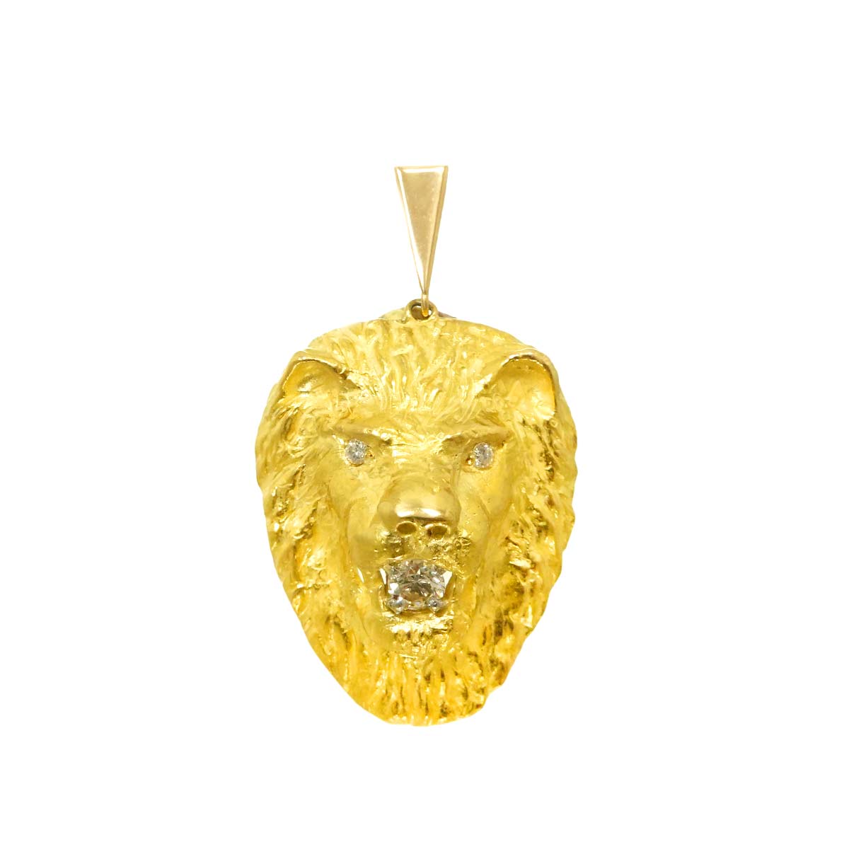 Diamond 0.172ct/0.04ct Pendant 18K YG Yellow Gold 750