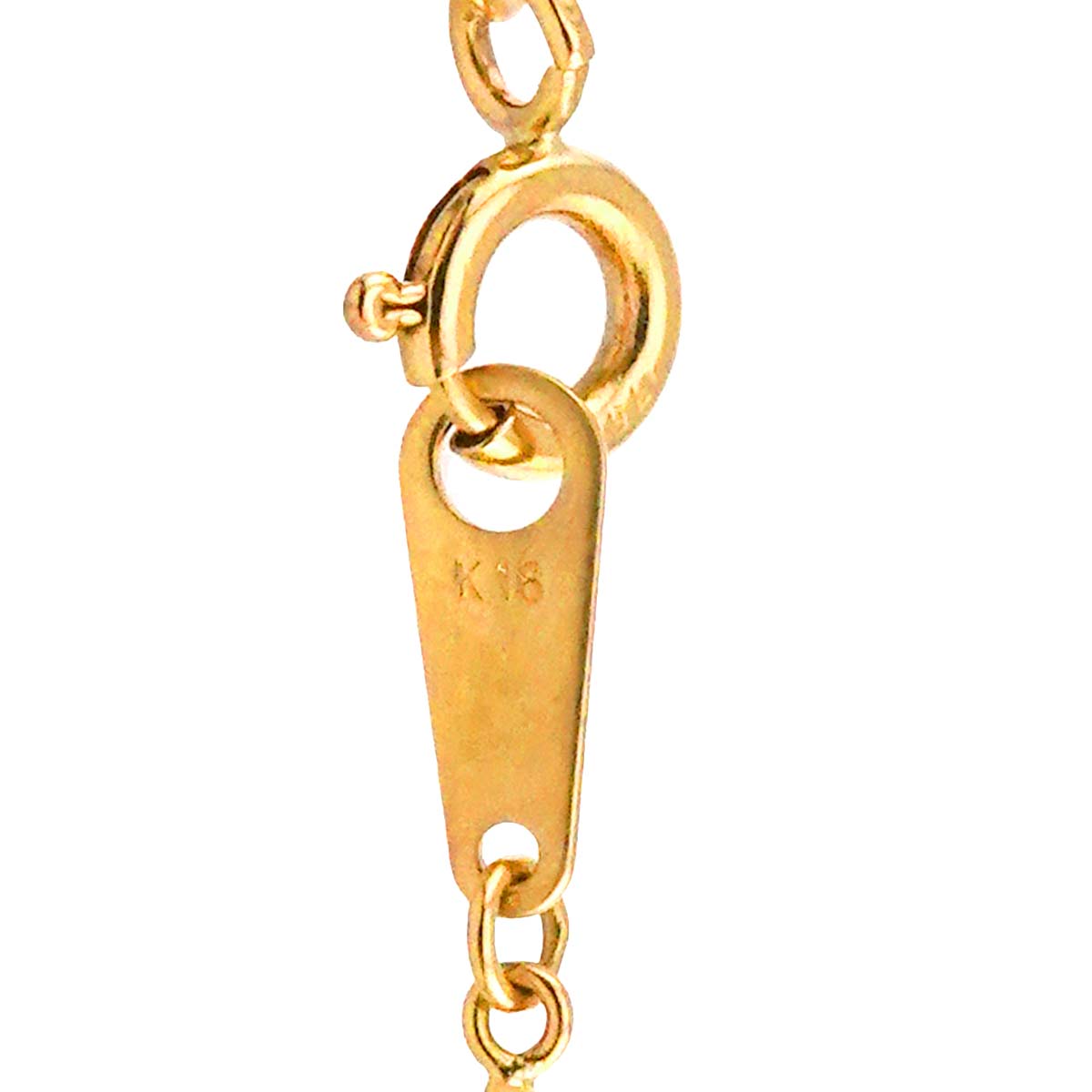 Peridot 3.46ct Diamond 0.07ct Necklace 18K YG