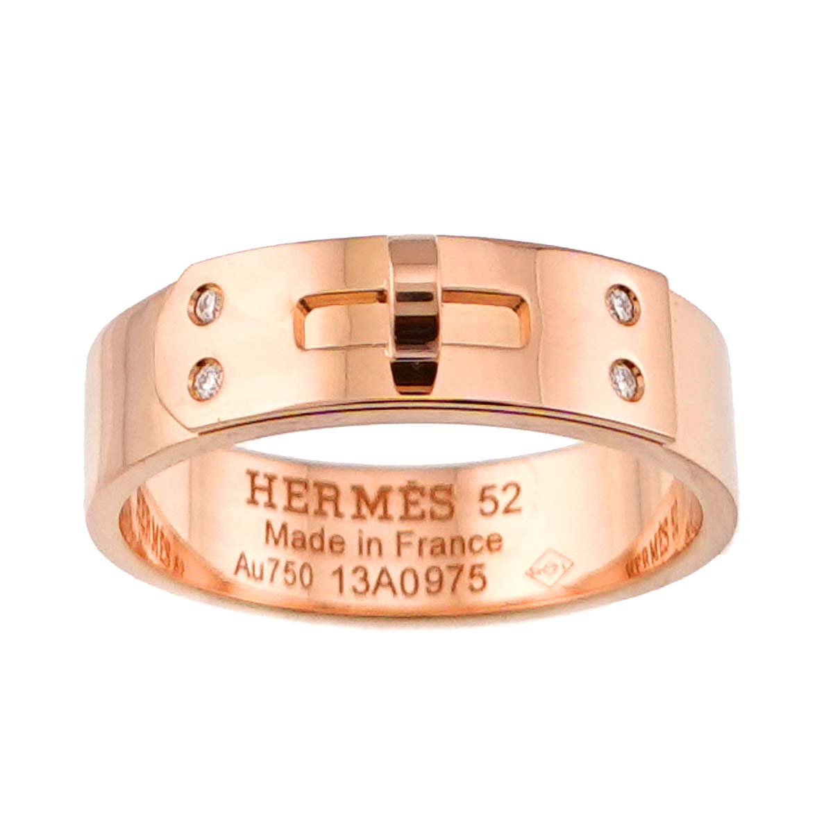 Kelly Diamond Ring PM 18K Pink Gold 750 Size52 6(US)