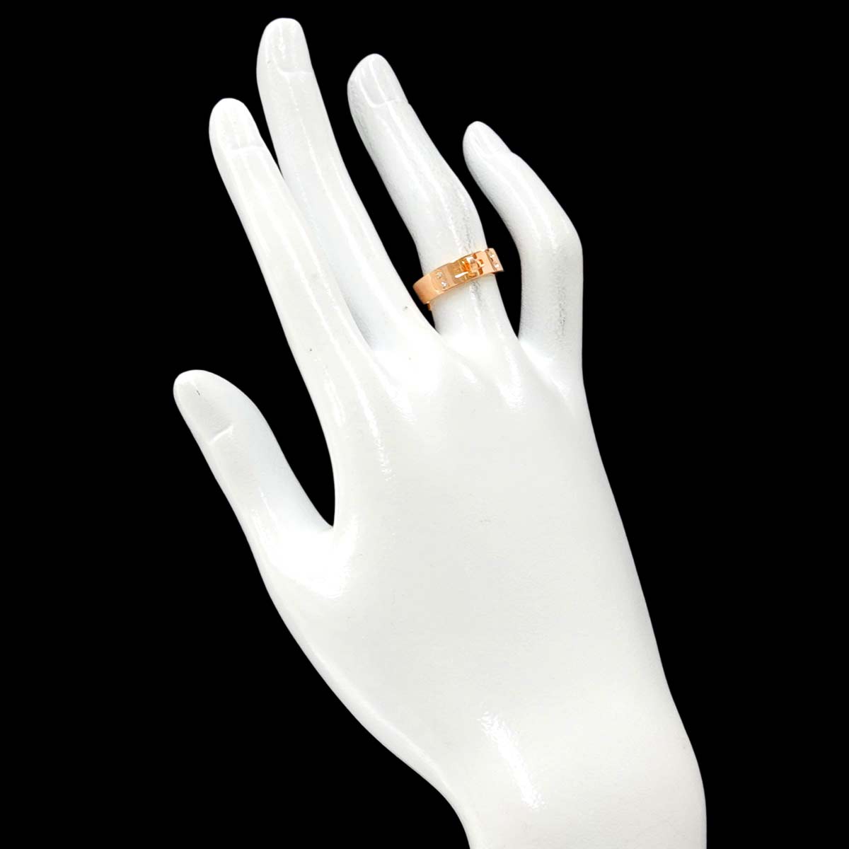Kelly Diamond Ring PM 18K Pink Gold 750 Size52 6(US)
