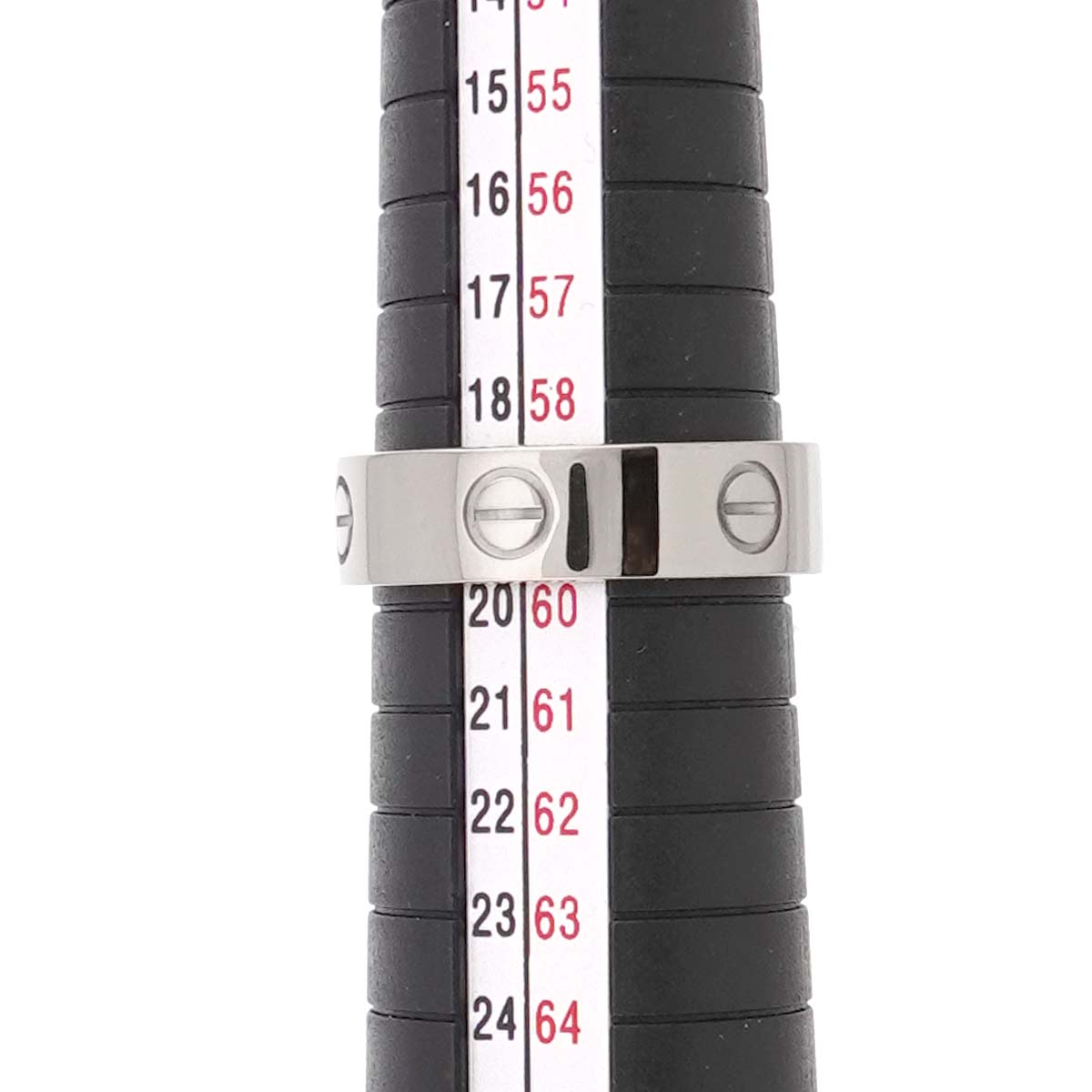 Love Ring 18K White Gold 750 size60 8.75(US)