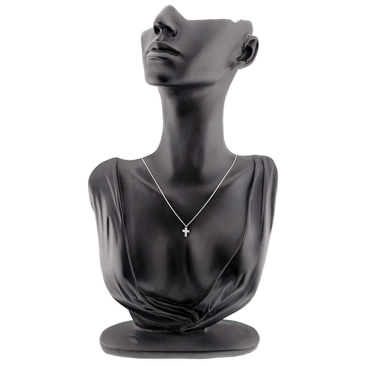 Cross Diamond 0.18ct Necklace Platinum