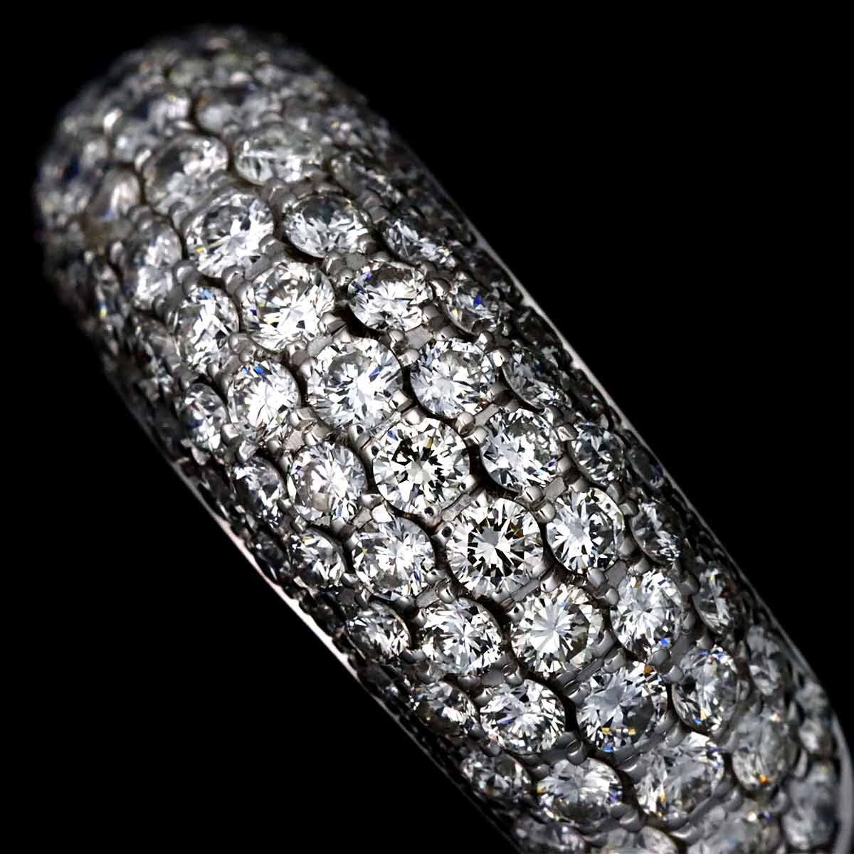 Ponte Vecchio Diamond 1.31ct Ring 18K WG 750 Size4(US)