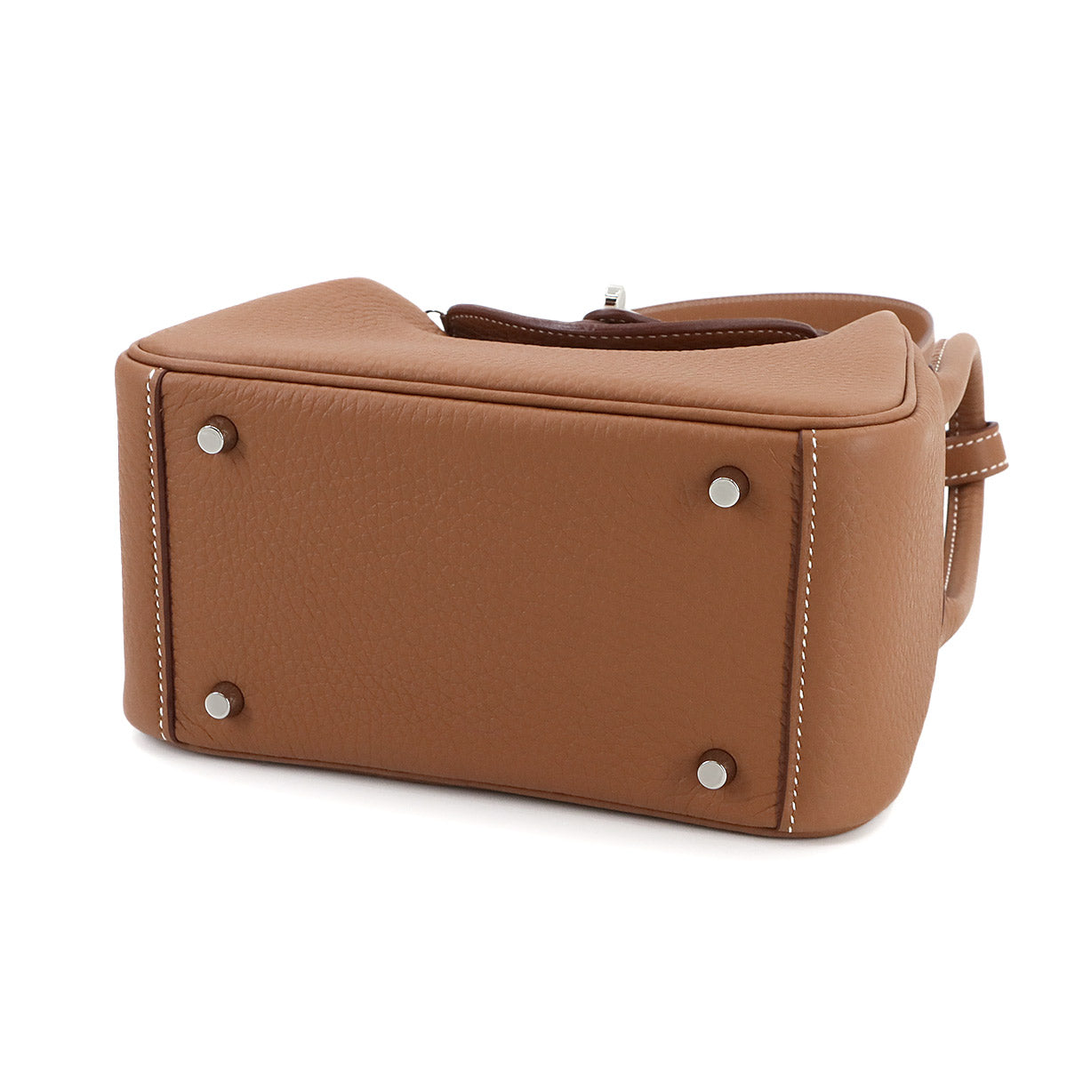 Lindy Mini Hand Shoulder Bag Taurillon Clemence Gold Purse