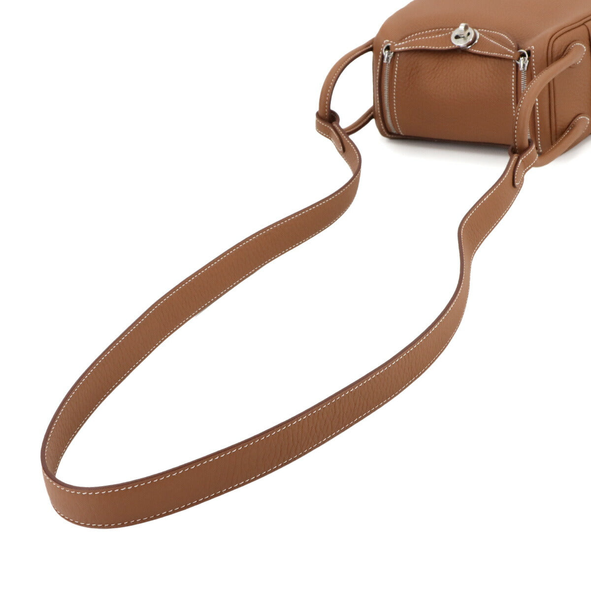 Lindy Mini Hand Shoulder Bag Taurillon Clemence Gold Purse