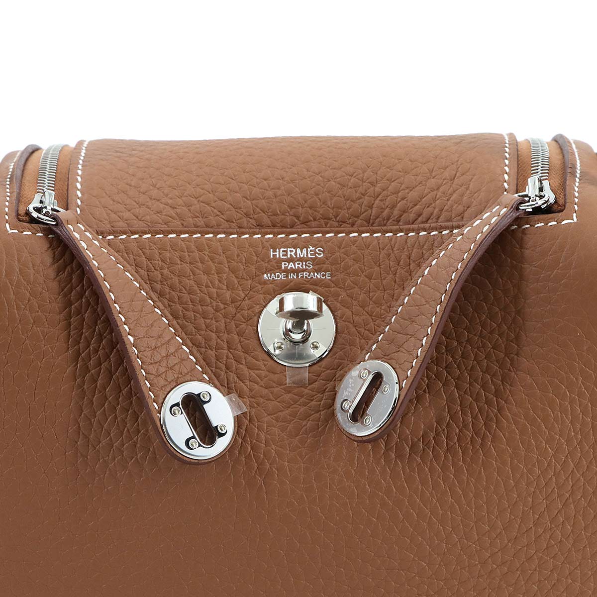 Lindy Mini Hand Shoulder Bag Taurillon Clemence Gold Purse