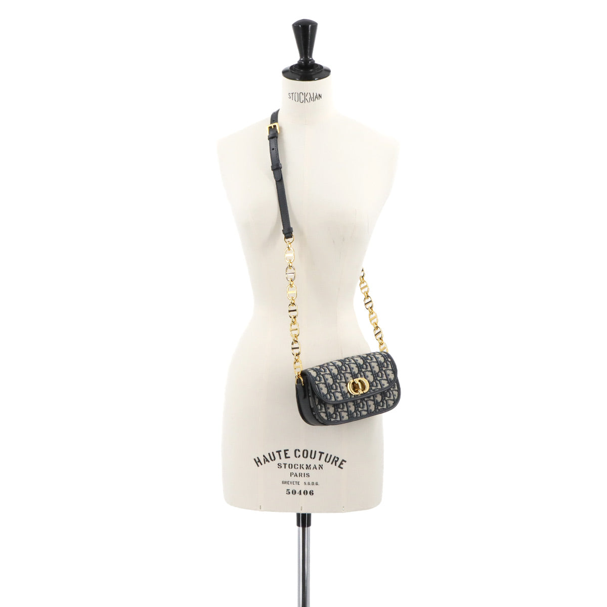 Oblique 30 Montaigne Avenue Small Shoulder Bag Canvas