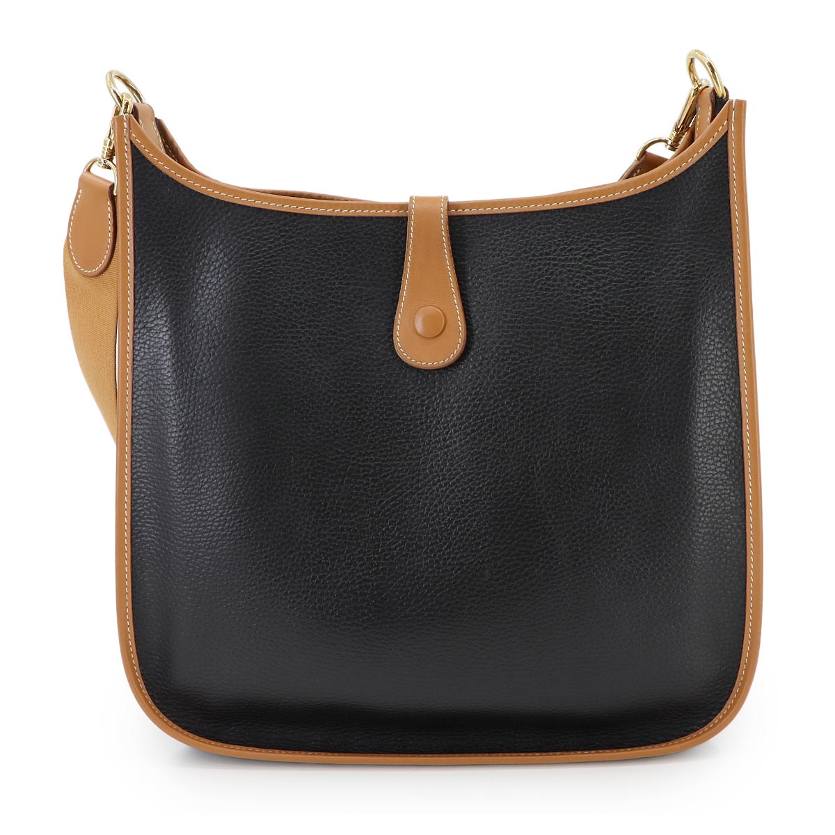 Evelyne GM Shoulder Bag Ardennes Chamonix Black Natural