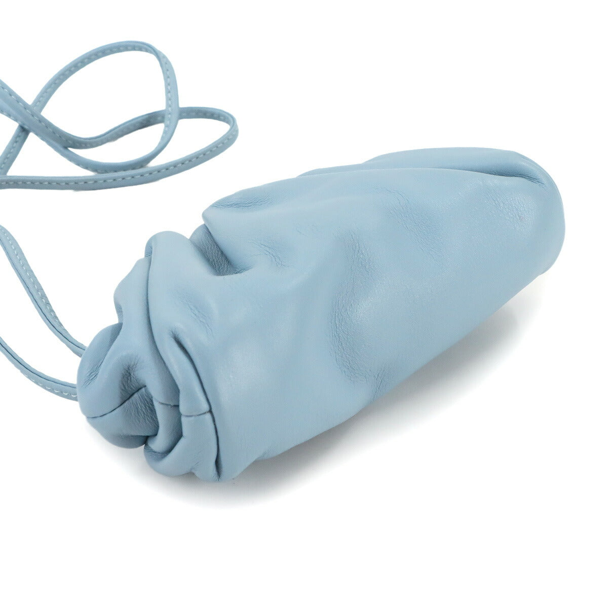 The Pouch Coin Purse Coin case Leather Blue 577816