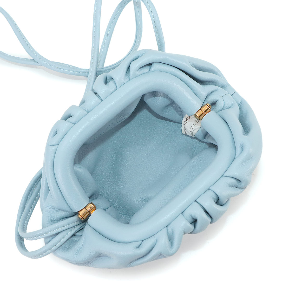 The Pouch Coin Purse Coin case Leather Blue 577816