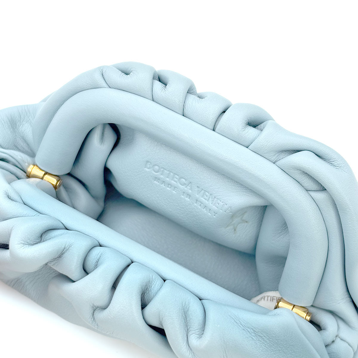 The Pouch Coin Purse Coin case Leather Blue 577816