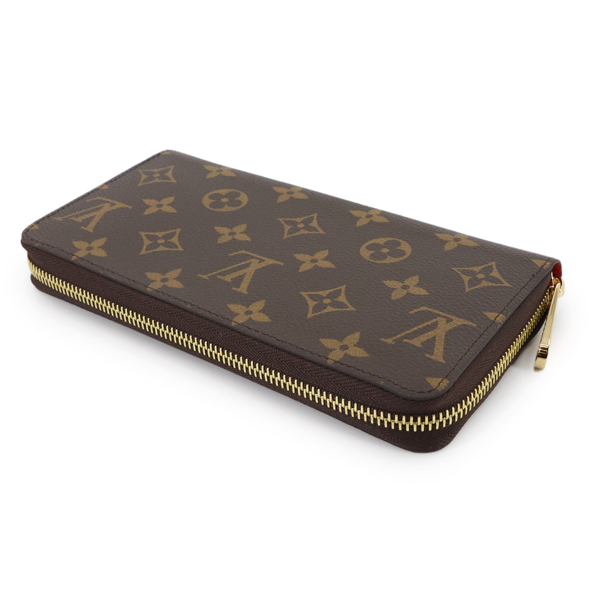 Monogram Zippy Wallet Brown Coquelicot M41896 Purse
