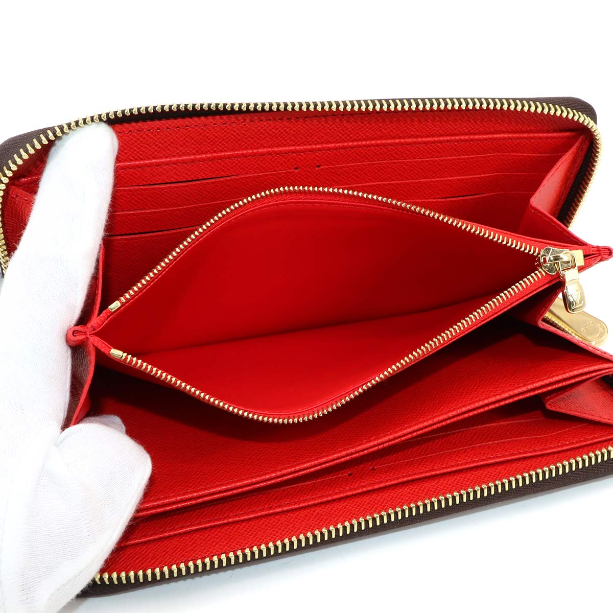 Monogram Zippy Wallet Brown Coquelicot M41896 Purse