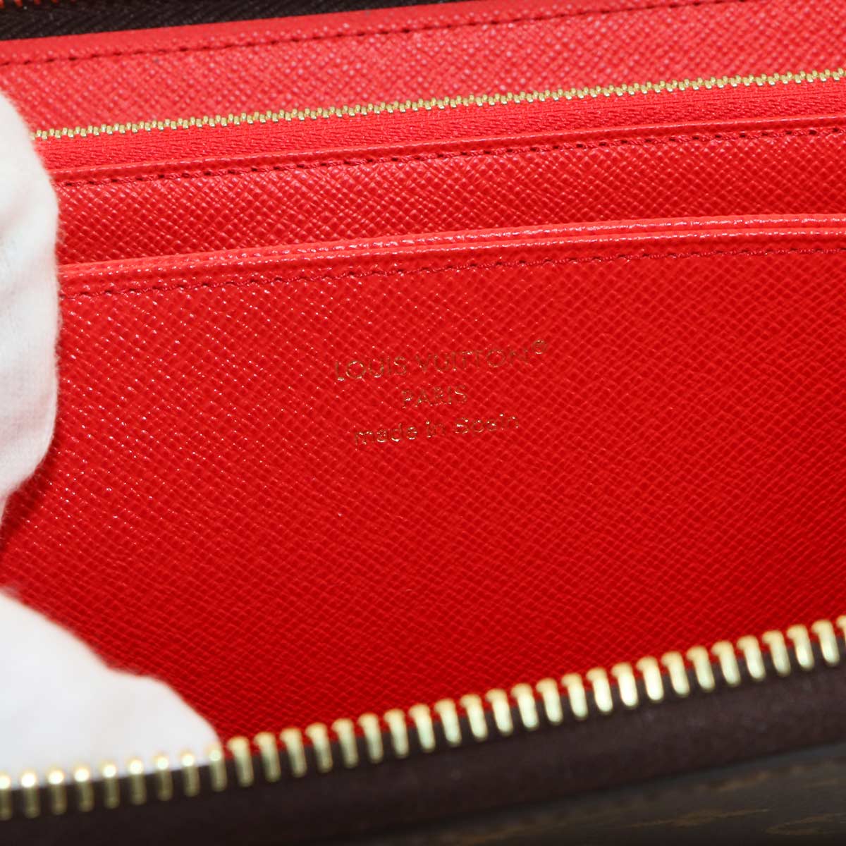 Monogram Zippy Wallet Brown Coquelicot M41896 Purse