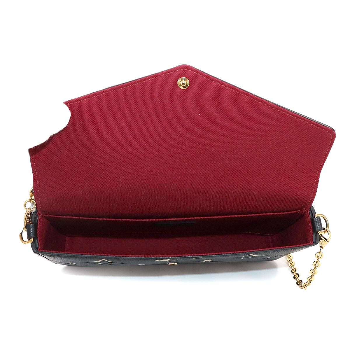 Bicolor Monogram Empreinte Felicie Pochette Wallet M80482