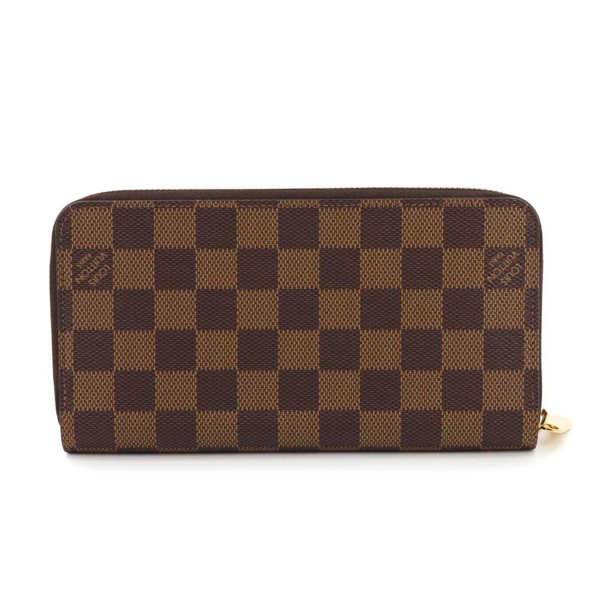 Damier Zippy Wallet Ebene Brown N41661 Purse
