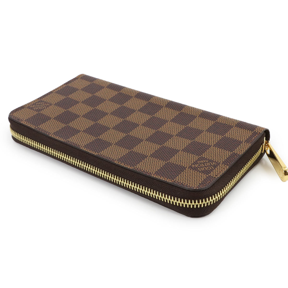 Damier Zippy Wallet Ebene Brown N41661 Purse