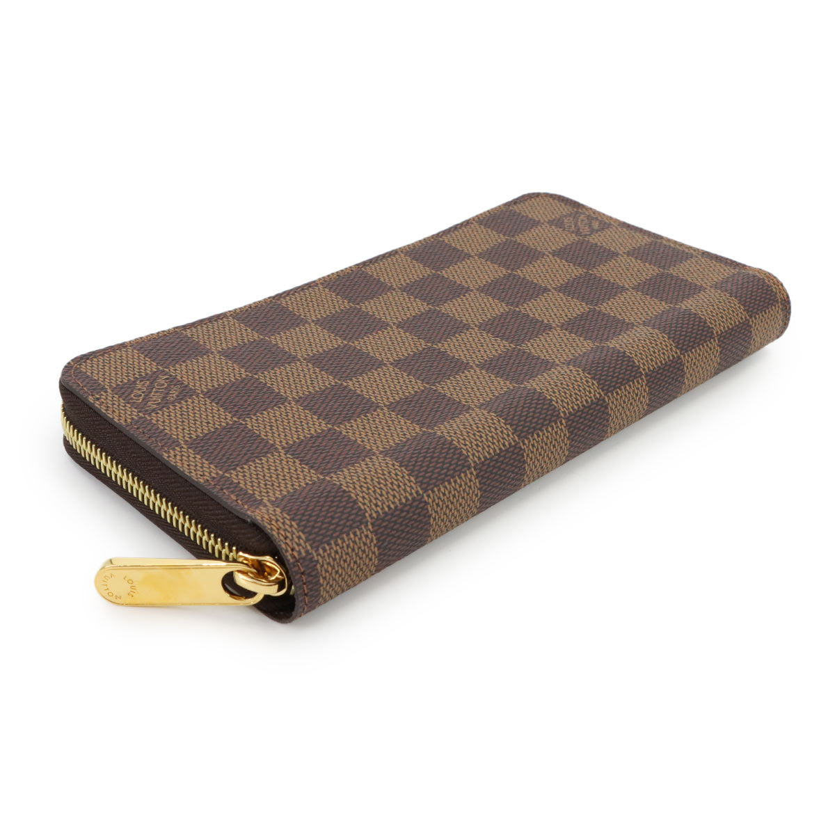 Damier Zippy Wallet Ebene Brown N41661 Purse