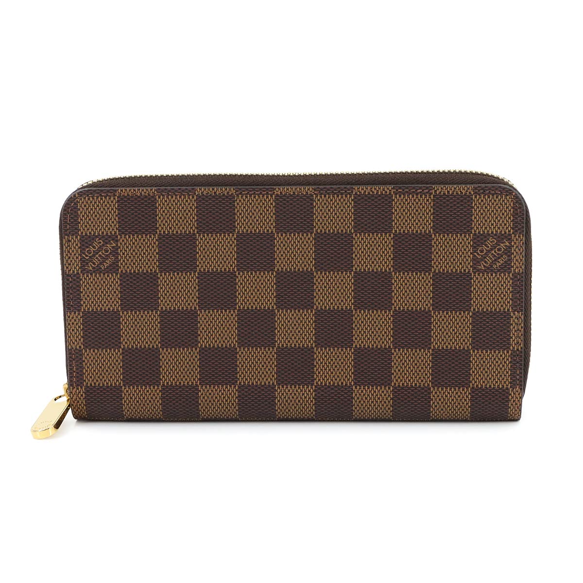 Damier Zippy Wallet Ebene Brown N41661 Purse