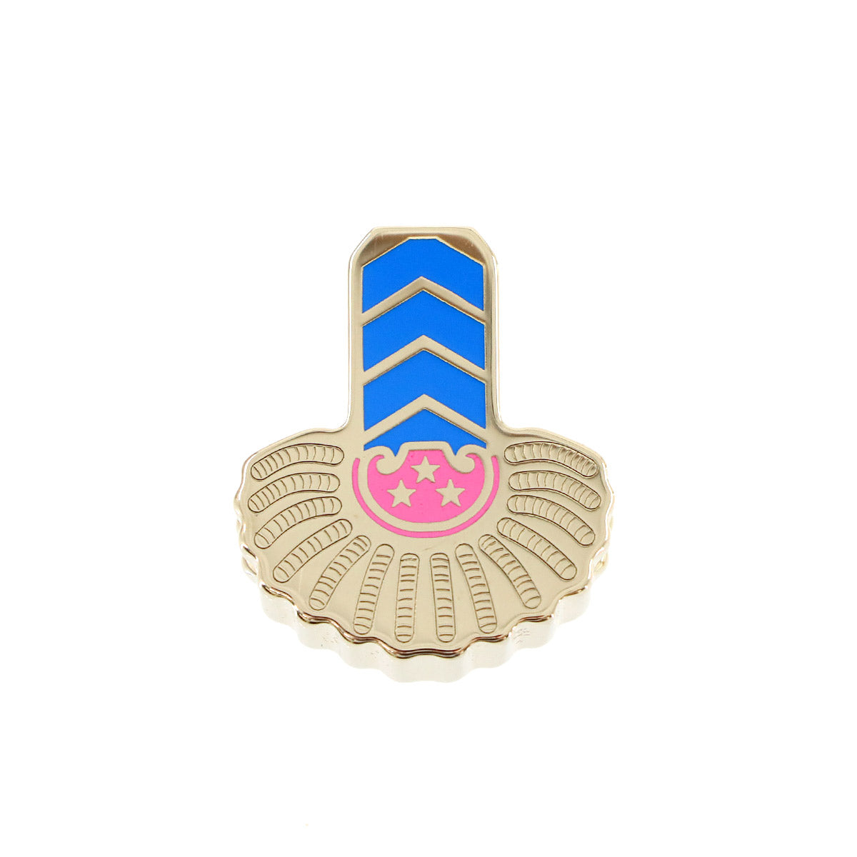 Scarf Twilly Gavroche Ring Permabrass Gold Epaulettes Accessory