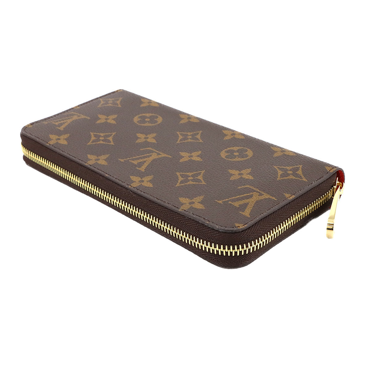 Monogram Zippy Wallet Brown Coquelicot M41896 Purse