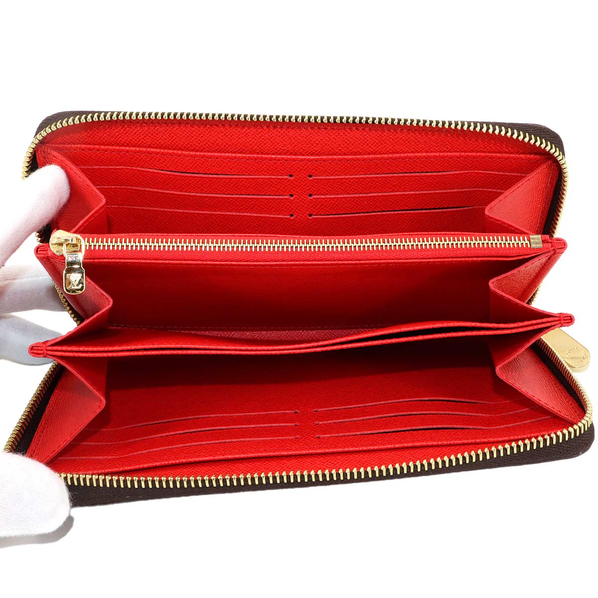 Monogram Zippy Wallet Brown Coquelicot M41896 Purse