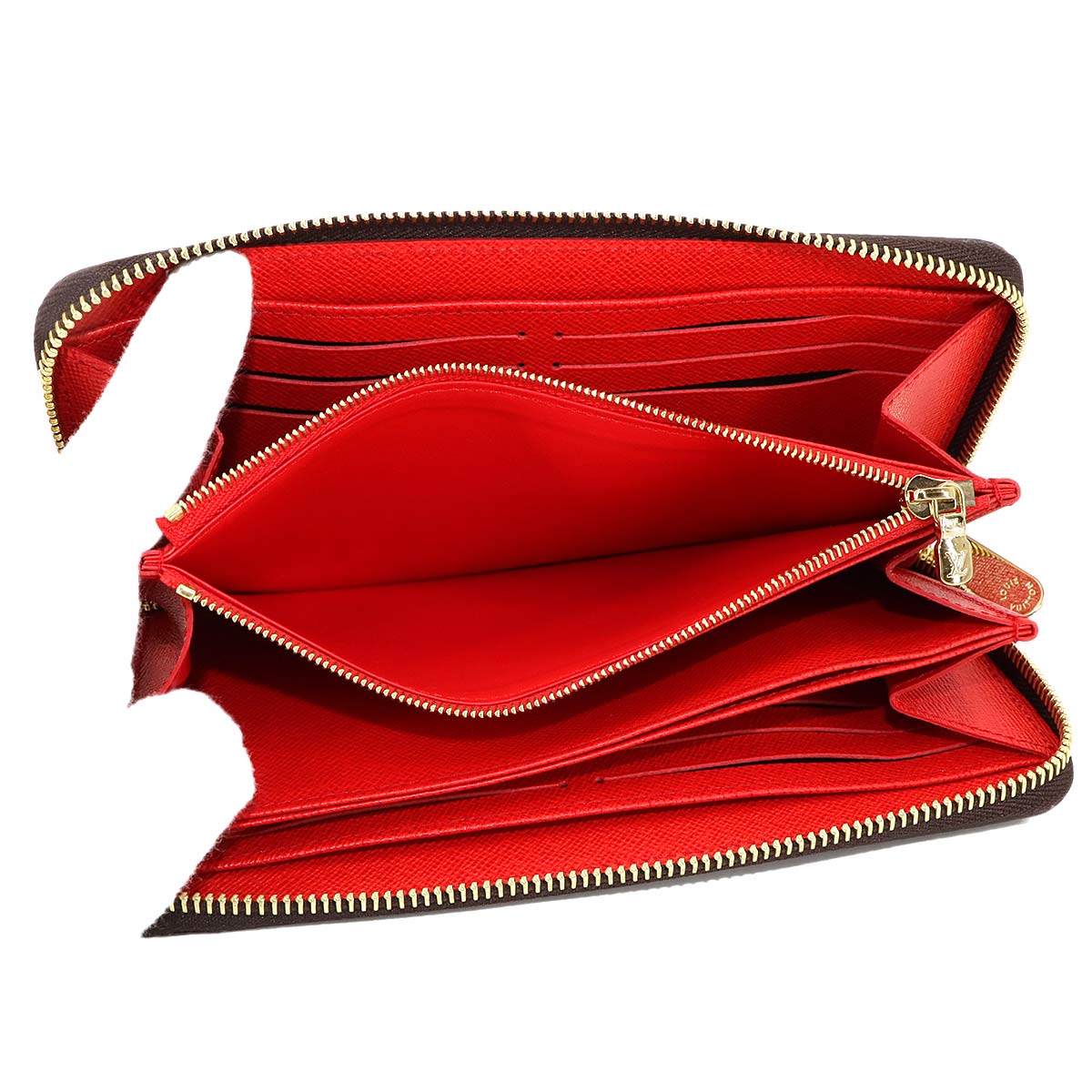 Monogram Zippy Wallet Brown Coquelicot M41896 Purse